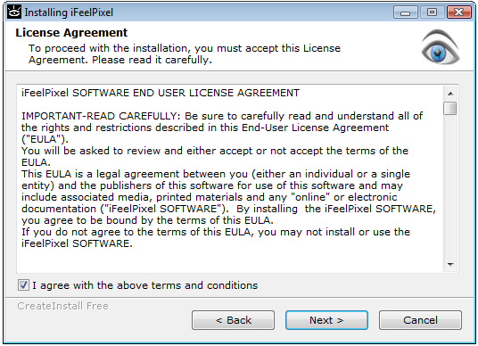 To proceed with the installation, you must accept this License Agreement. Please read it carefully.