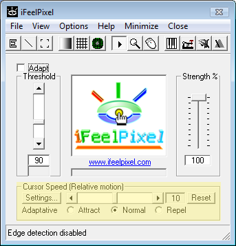 iFeelPixel main window