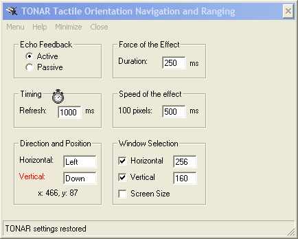 TONAR options