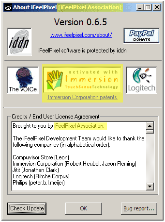 iFeelPixel About Window