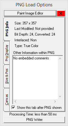 PNG Load Options