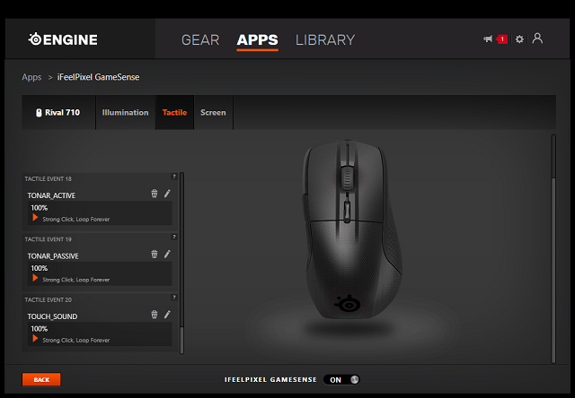 SteelSeries Apps > iFeelPixel GameSense