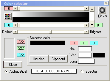 Color Selector