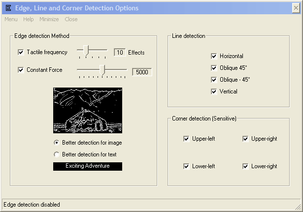 Edge, Line, Corner Together